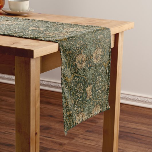 William Morris: Green Honeysuckle Table Runner Kurzer Tischläufer (Beispiel)