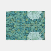 William Morris - Green Pimpernel Pattern Fleecedecke (Vorderseite (Horizontal))