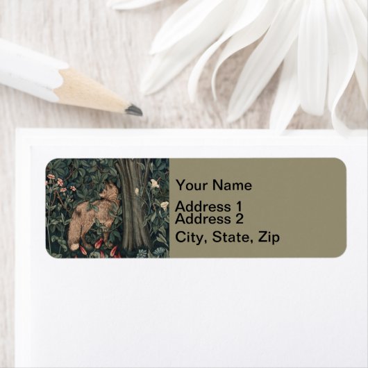 William Morris Greenery Fox Wildlife (Insitu)