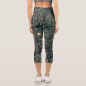 William Morris Greenery Fox Wildlife Capri Leggings (Rückseite)