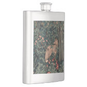 William Morris Greenery Fox Wildlife Flachmann (Rechts)