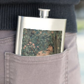 William Morris Greenery Fox Wildlife Flachmann (Beispiel)