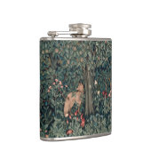 William Morris Greenery Fox Wildlife Flachmann (Rechts)