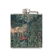 William Morris Greenery Fox Wildlife Flachmann (Rückseite)