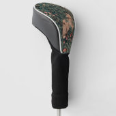 William Morris Greenery Fox Wildlife Golf Headcover (angewinkelt)