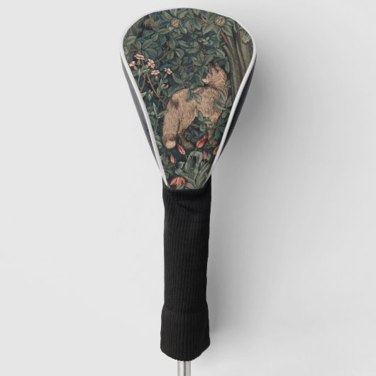 William Morris Greenery Fox Wildlife Golf Headcover (Vorderseite)