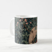 William Morris Greenery Fox Wildlife Kaffeetasse (Vorderseite Links)