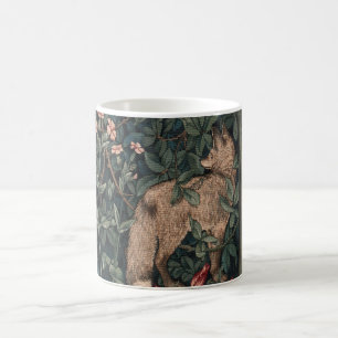 William Morris Greenery Fox Wildlife Kaffeetasse