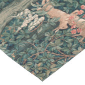 William Morris Greenery Fox Wildlife Kurzer Tischläufer (Ecke)