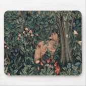 William Morris Greenery Fox Wildlife Mousepad (Vorne)