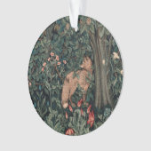 William Morris Greenery Fox Wildlife Ornament (Vorderseite)