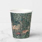William Morris Greenery Fox Wildlife Pappbecher (Rechts)