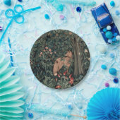 William Morris Greenery Fox Wildlife Pappteller (Party)