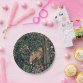 William Morris Greenery Fox Wildlife Pappteller (Party)