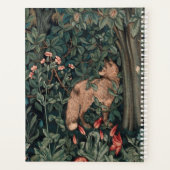 William Morris Greenery Fox Wildlife Planer (Rückseite)