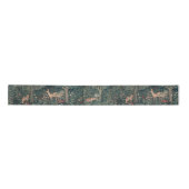 William Morris Greenery Fox Wildlife Satinband (Vorderseite)