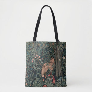 William Morris Greenery Fox Wildlife Tasche