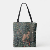 William Morris Greenery Fox Wildlife Tasche (Rückseite)