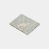 William Morris Greenery Fuchs Wildtier Kunst Post-it Klebezettel (angewinkelt)