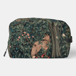William Morris Greenery Fuchs Wildtier Kunst Waschbeutel