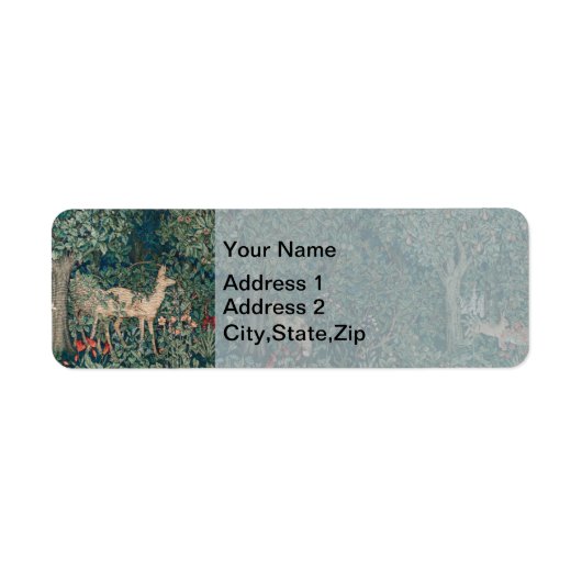William Morris Greenery Wald Tier Botanisch (Vorne)