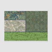 William Morris Grid Collage Decoupage Paper Seidenpapier (Vorderseite)