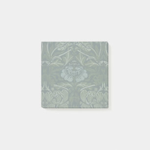William Morris Große Grüne Tulpen-Rosen-Tapete Post-it Klebezettel
