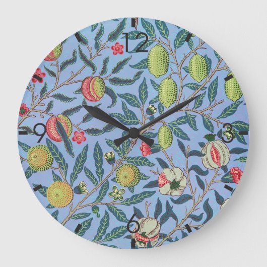 William Morris Große Wanduhr (Vorderseite)