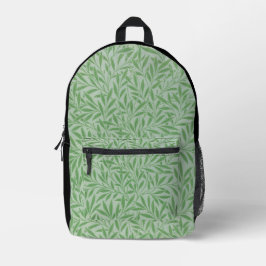 William Morris grüne Blätter Kunst niedlicher Ruck Bedruckter Rucksack
