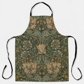 William Morris: Grüne Honeysuckle-Schürze Schürze (Vorderseite)