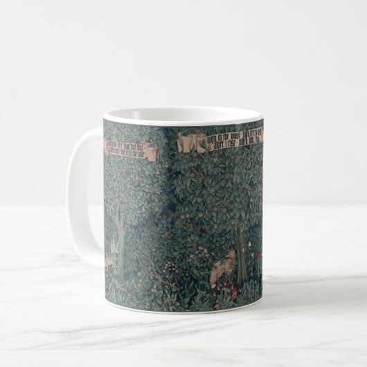 WIlliam Morris: Grüne Tasse (Vorderseite Links)