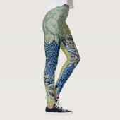 William Morris GRÜNE UND BLAUE Leggings (Rechts)