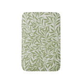 William Morris Grünes Blumen Botanisches Muster Badematte (Vorderseite Vertikal)