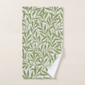 William Morris Grünes Blumen Botanisches Muster Badhandtuch Set (Handtuch)