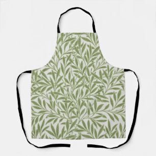 William Morris Grünes Blumen Botanisches Muster Schürze