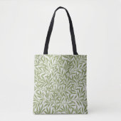 William Morris Grünes Blumen Botanisches Muster Tasche (Vorderseite)