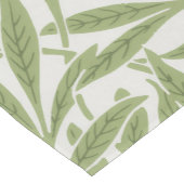 William Morris Grünes Botanisches Blumenmuster Kurzer Tischläufer (Ecke)