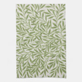 William Morris Grünes Florales Botanisches Muster Geschirrtuch (Vertikal)