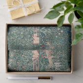 William Morris Grünwald Wald Tier Botanisch Seidenpapier (Geschenk)