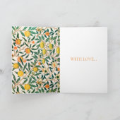 WILLIAM MORRIS "HAPPY BIRTHDAY" GREETING CARD KARTE (Innenseite)