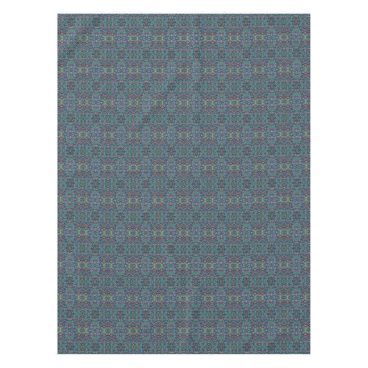 William Morris Harebell Floral Pattern, Blue Pink Tischdecke (Vorderseite)