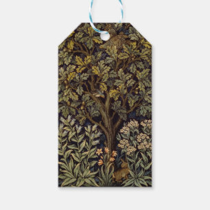 William Morris Henne Fasan Vogel Baum Botanisch Geschenkanhänger