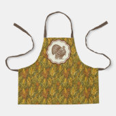 William Morris Herbst Truthahn Mais Schürze (Vorderseite)