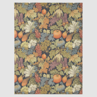 William Morris Herbstblatt-Kürbisse Vintage Trutha Seidenpapier