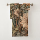 William Morris Herbstblumen Badhandtuch Set (Insitu)