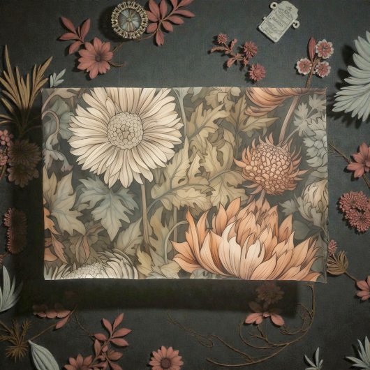 William Morris Herbstblumen Kissenbezug