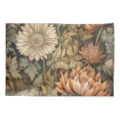 William Morris Herbstblumen Kissenbezug (Rückseite-Links)
