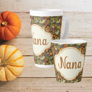William Morris Herbstkürbisse Personalisiert  Milchtasse
