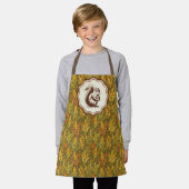 William Morris Herbstmais Eichhörnchen Retro  Schürze (Getragen)