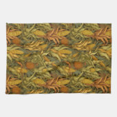 William Morris Herbstmais Retro Geschirrtuch (Horizontal)